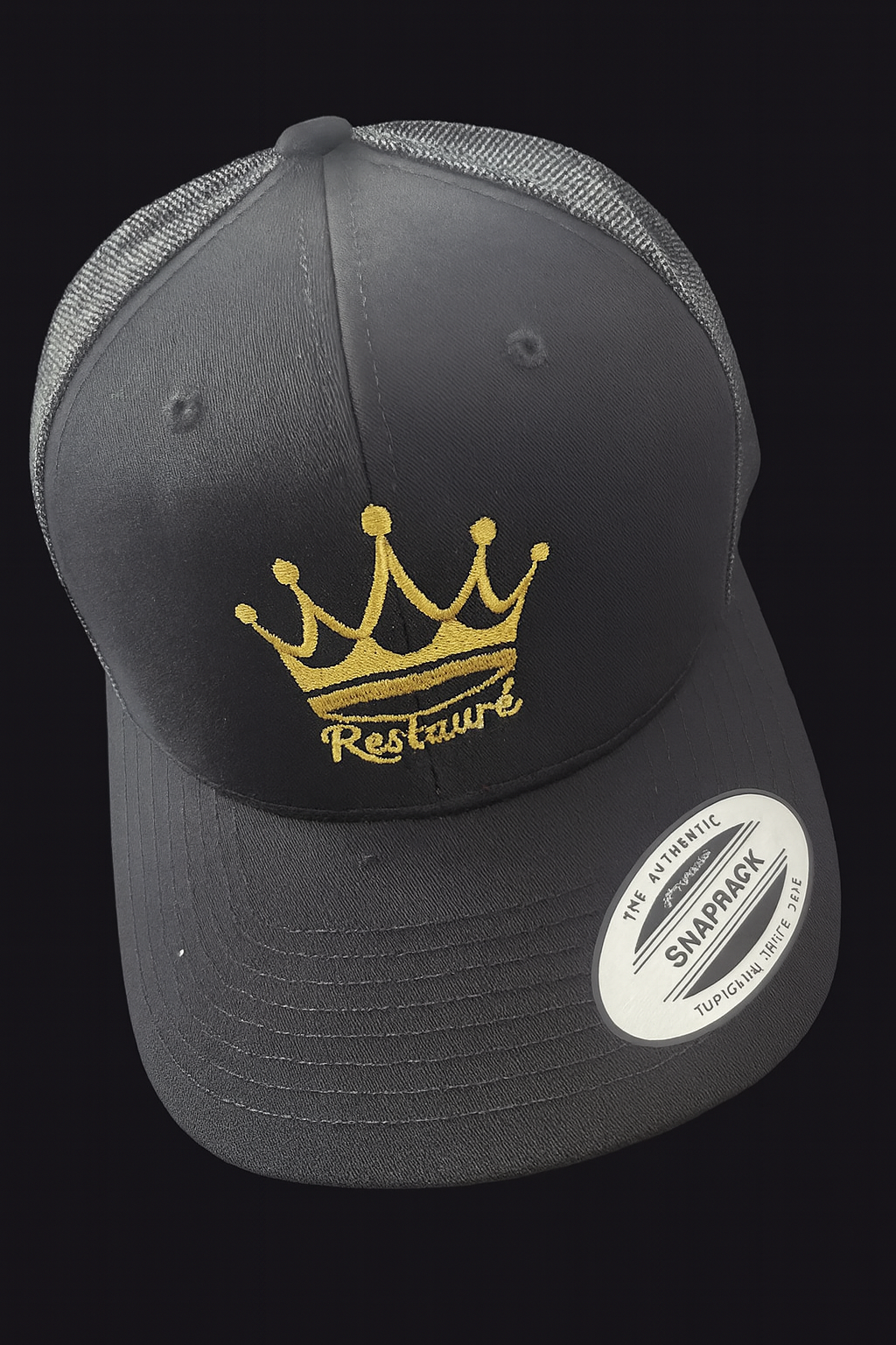 Casquette noire pour homme