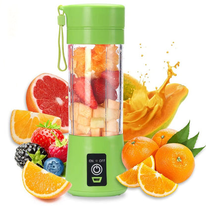 Portable Blender With USB Rechargeable Mini Kitchen Fruit Juice Mixer Home Simple Portable Electric Mini Juicer