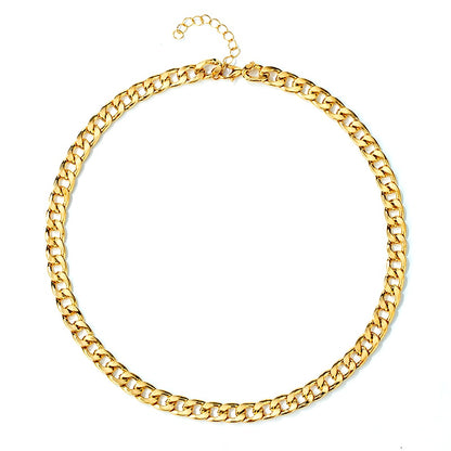 VCORM Box Chain Toggle Clasp Gold Necklaces Mixed Linked Circle Necklaces for Women Minimalist Choker Necklace 2020 Hot Jewelry