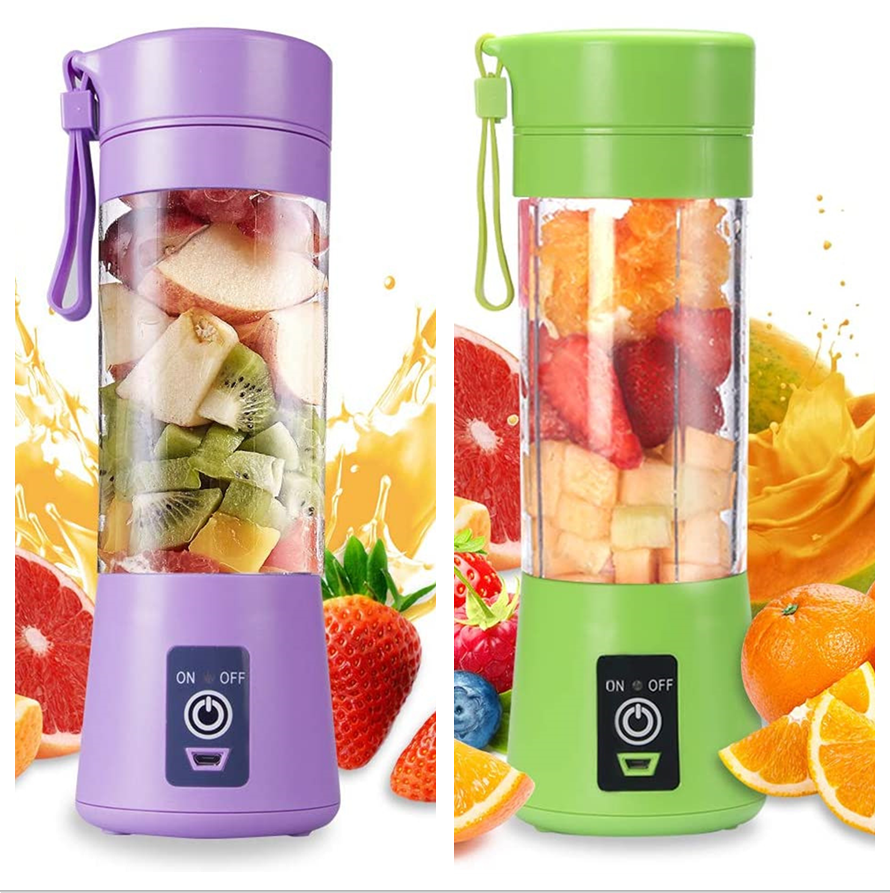 Portable Blender With USB Rechargeable Mini Kitchen Fruit Juice Mixer Home Simple Portable Electric Mini Juicer